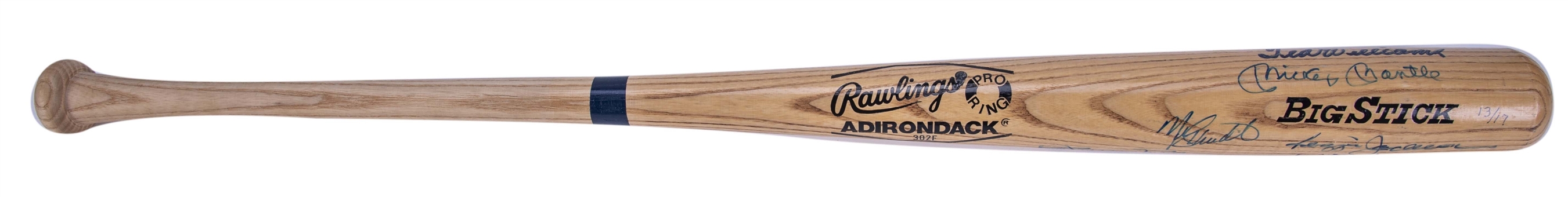 500 Home Run Club Multi-Signed Rawlings Bat With Mickey Mantle (Beckett)
